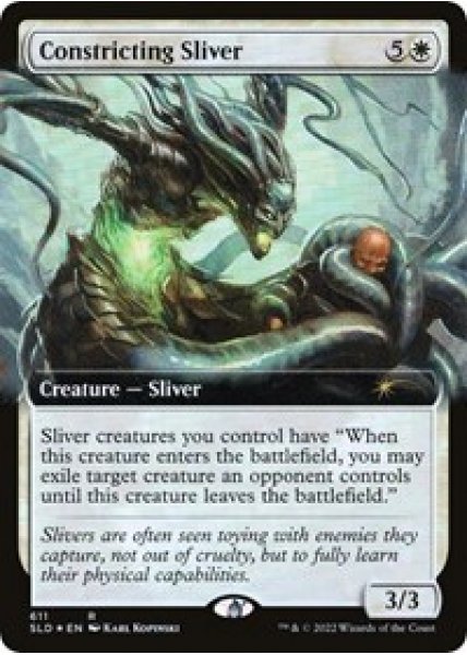 Constricting Sliver (Extended Art) - Foil