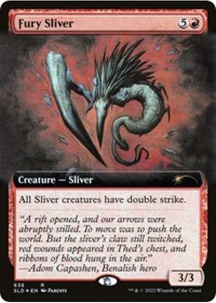 Fury Sliver (Extended Art) - Foil