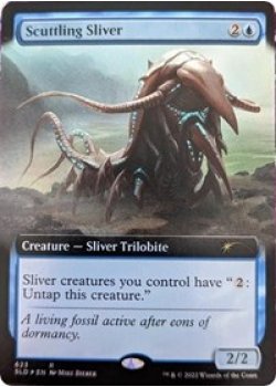 Scuttling Sliver (Extended Art) - Foil