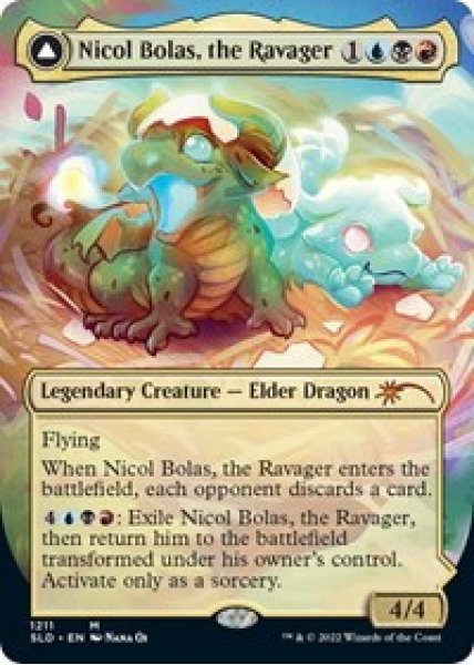 Nicol Bolas, the Ravager (Display Commander) - Thick Stock