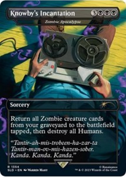 Knowby's Incantation - Zombie Apocalypse Foil