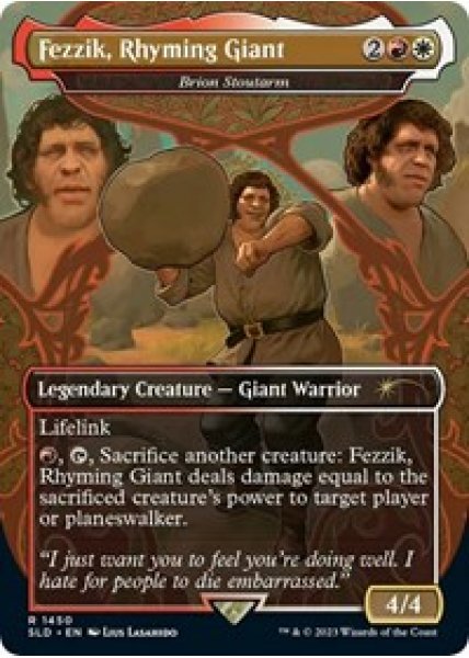 Fezzik, Rhyming Giant - Brion Stoutarm