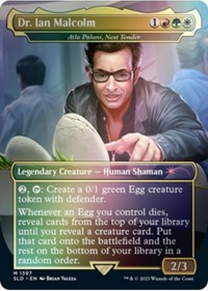 Dr. Ian Malcolm - Atla Palani, Nest Tender (Rainbow Foil) Foil