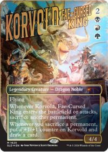 Korvold, Fae-Cursed King (Rainbow Foil) Foil