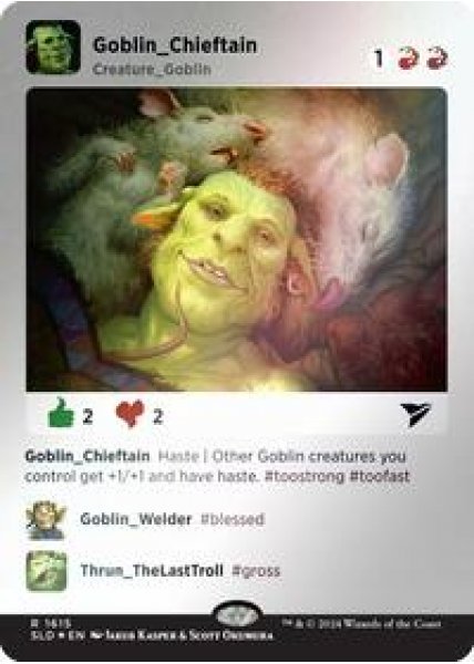 Goblin Chieftain (Rainbow Foil) Foil