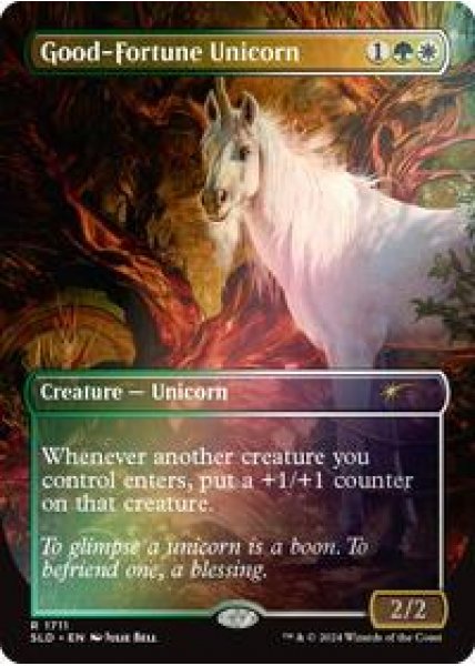 Good-Fortune Unicorn (Rainbow Foil) Foil