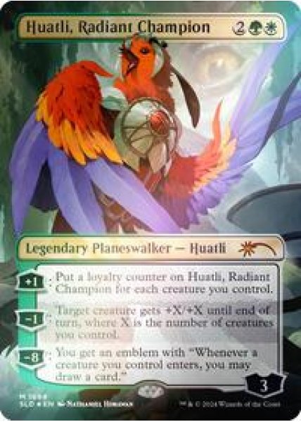 Huatli, Radiant Champion (Rainbow Foil) Foil