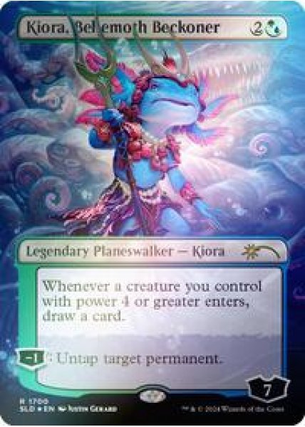 Kiora, Behemoth Beckoner (Rainbow Foil) Foil