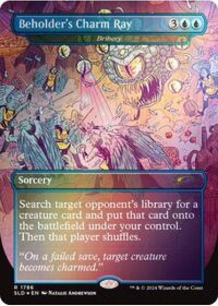 Beholder's Charm Ray - Bribery (Rainbow Foil) Foil