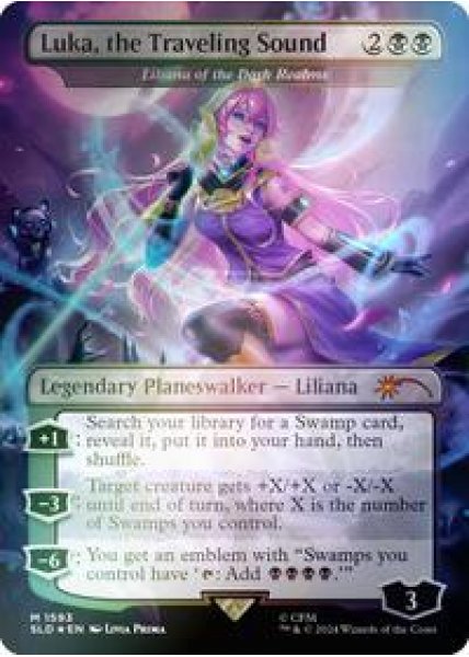 Luka, the Traveling Sound - Liliana of the Dark Realms (Rainbow Foil) Foil