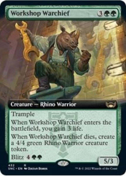 Workshop Warchief (Extended Art) - Foil