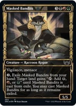 Masked Bandits (Gilded Foil) - Foil