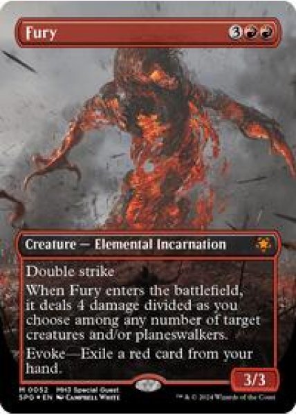 Fury (Borderless) (Textured Foil) Foil