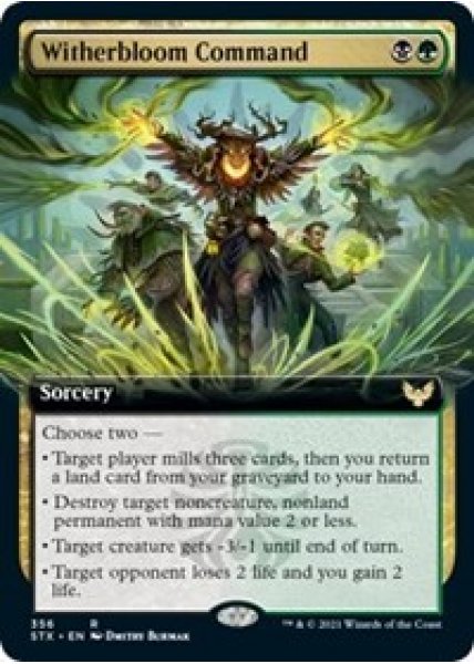 Witherbloom Command (Extended Art) - Foil