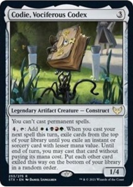 Codie, Vociferous Codex - Foil