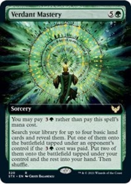 Verdant Mastery (Extended Art) - Foil