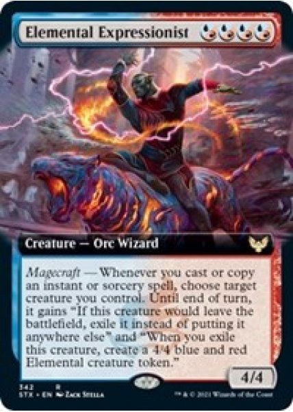 Elemental Expressionist (Extended Art) - Foil