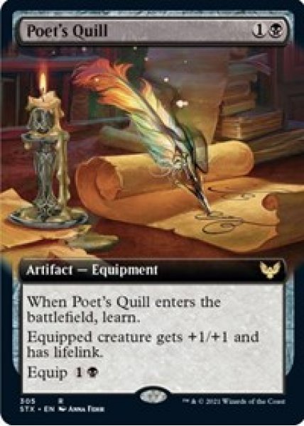 Poet's Quill (Extended Art) - Foil