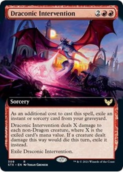 Draconic Intervention (Extended Art) - Foil