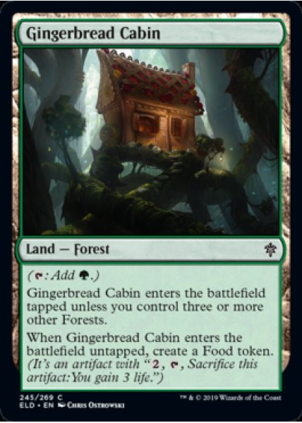 Gingerbread Cabin - Foil