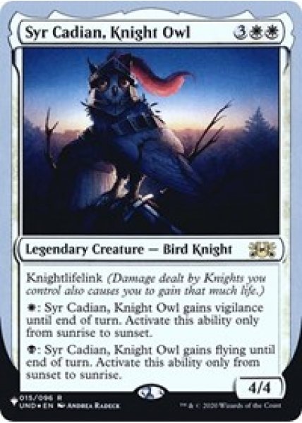 Syr Cadian, Knight Owl - Foil