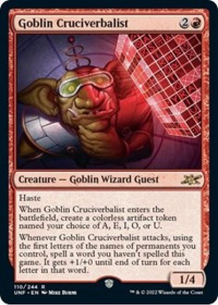 Goblin Cruciverbalist