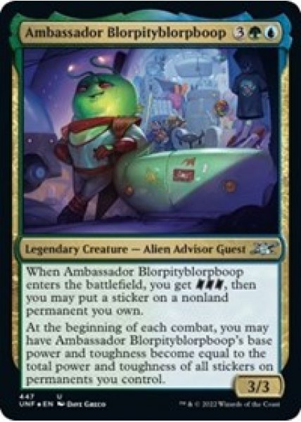 Ambassador Blorpityblorpboop (Galaxy Foil) - Foil