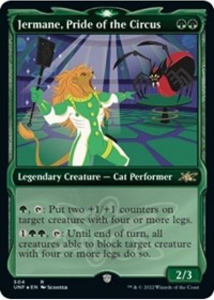 Jermane, Pride of the Circus (Showcase) (Galaxy Foil) - Foil