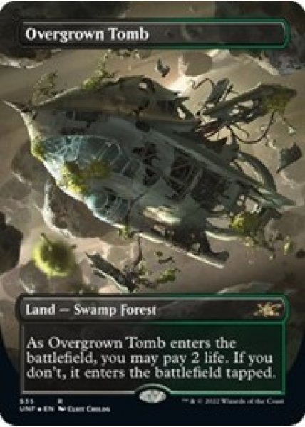 Overgrown Tomb (Borderless) (Galaxy Foil) - Foil