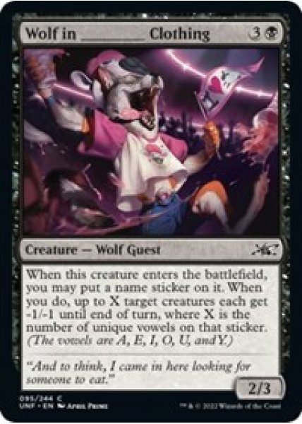 Wolf in ______ Clothing - Foil