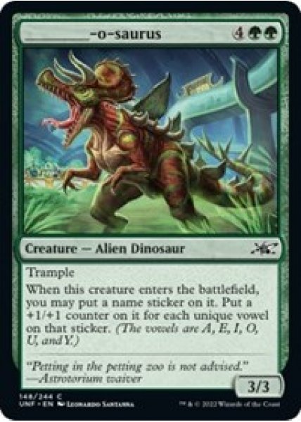 ________-o-saurus - Foil