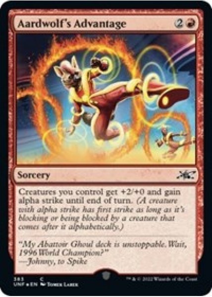 Aardwolf's Advantage (Galaxy Foil) - Foil