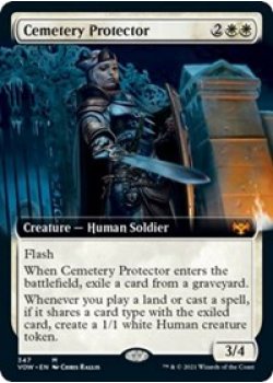 Cemetery Protector (Extended Art)