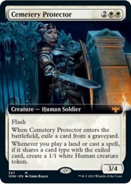 Cemetery Protector (Extended Art)