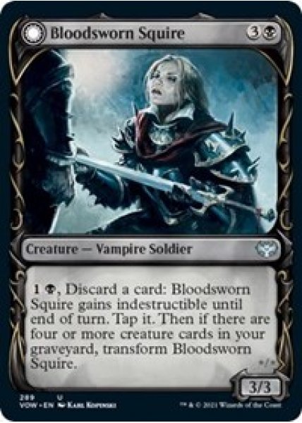 Bloodsworn Squire (Showcase) - Foil