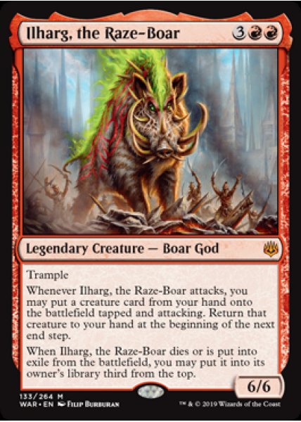 Ilharg, the Raze-Boar - Foil