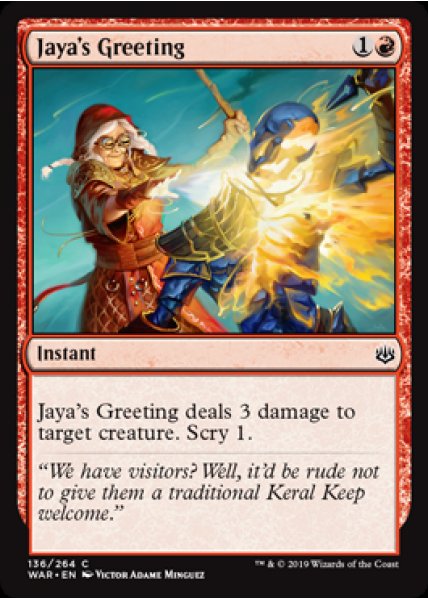 Jaya's Greeting - Foil