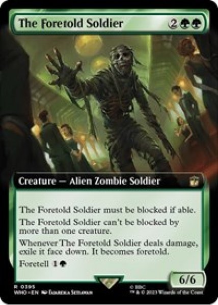 The Foretold Soldier (Extended Art) Foil