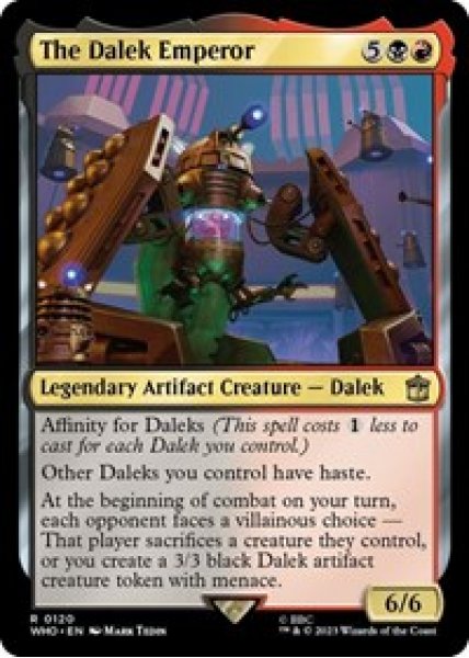 The Dalek Emperor Foil