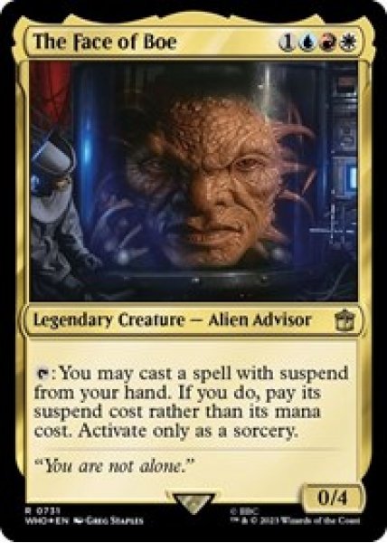 The Face of Boe (Surge Foil) Foil