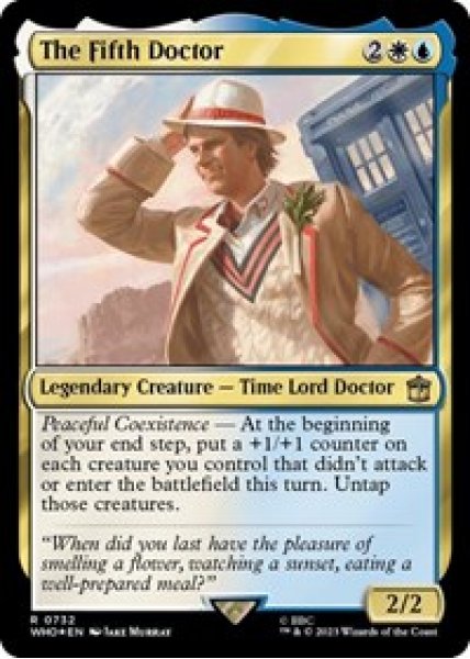 The Fifth Doctor (Surge Foil) Foil