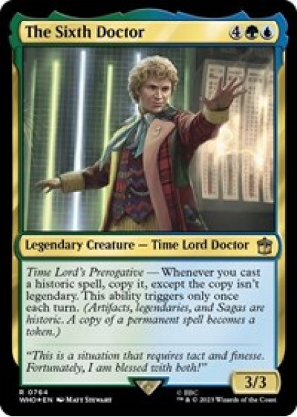 The Sixth Doctor (Surge Foil) Foil