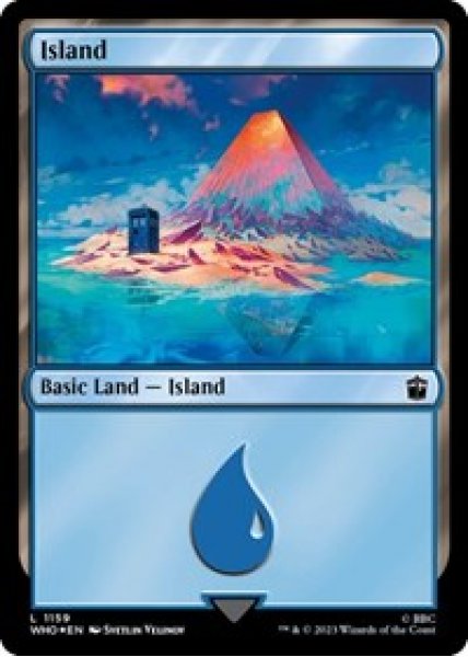 Island (1159) (Surge Foil) Foil