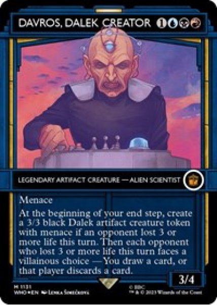 Davros, Dalek Creator (Showcase) (Surge Foil) Foil