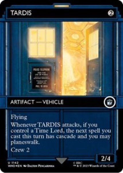 TARDIS (Showcase) (Surge Foil) Foil