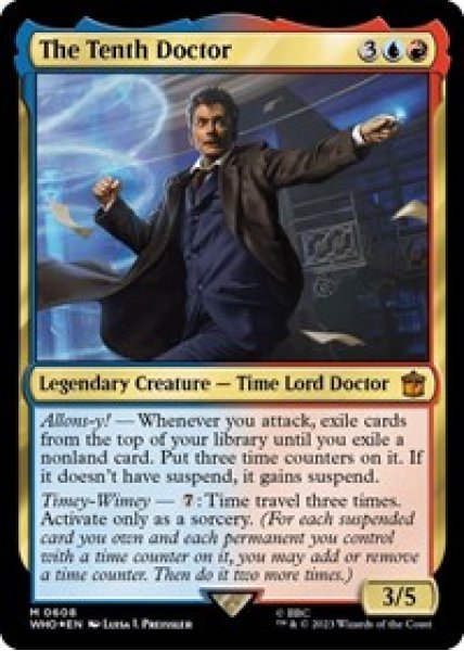 The Tenth Doctor (Surge Foil) Foil