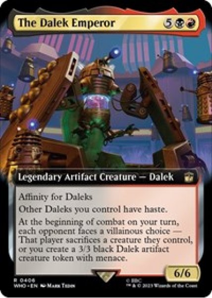 The Dalek Emperor (Extended Art) Foil