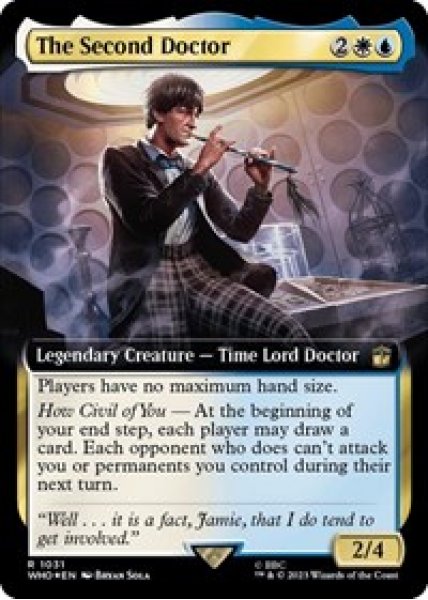 The Second Doctor (Extended Art) (Surge Foil) Foil