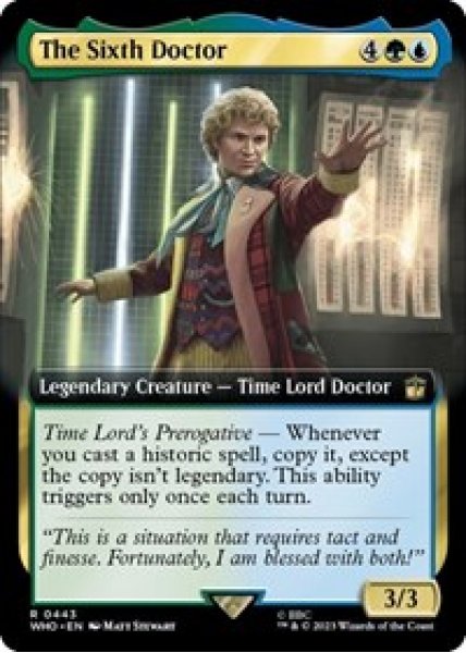 The Sixth Doctor (Extended Art) Foil