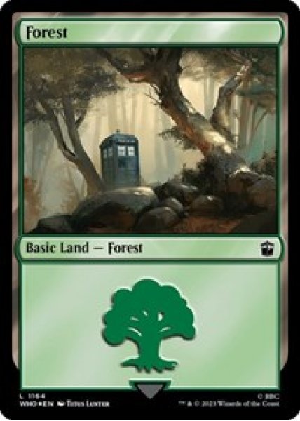 Forest (1164) (Surge Foil) Foil